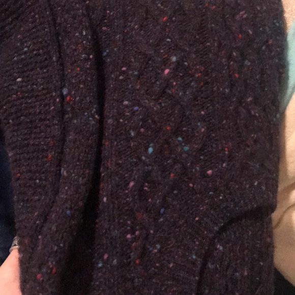 THEORY Cable Knit Fitted Wool Sweater Dress - Picture 4 of 4